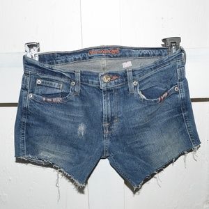American eagle womens cut off shorts sz 2 -385-
